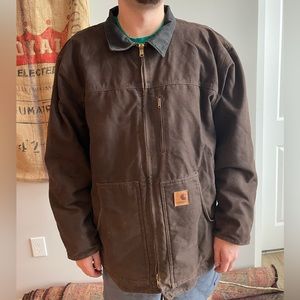 Sherpa Lined brown carhartt jacket